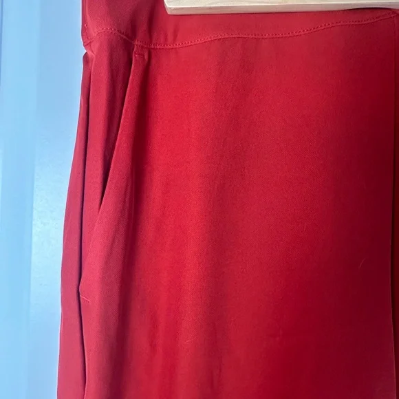 💌 SUMMERSALT Warm Red/Lava Wide‑Leg Pants – Size 8 - Picture 8 of 11